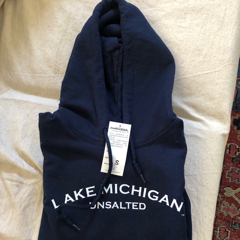 Lake Michigan hooded sweatshirt